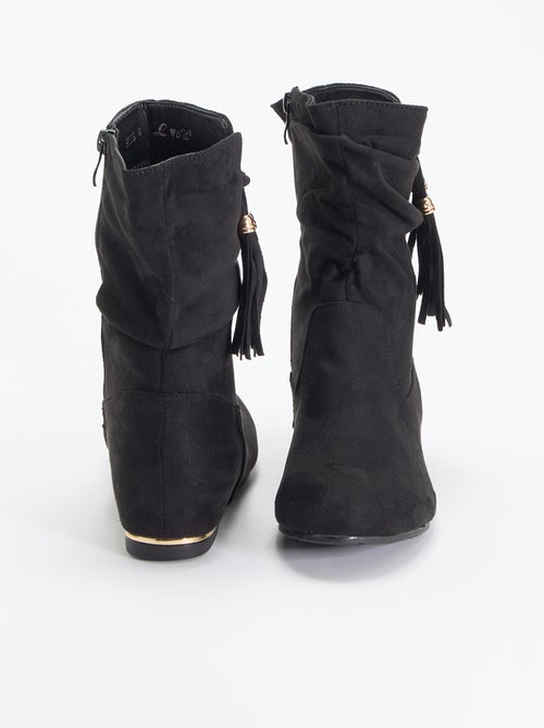 Boots en suédine - Kiabi