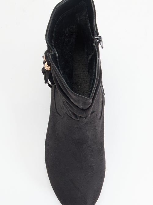 Boots en suédine - Kiabi