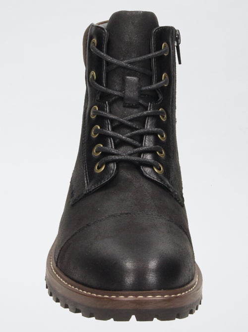 Boots met gekartelde zool - Kiabi