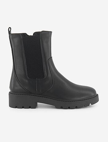 Boots met platte hakken