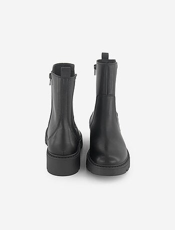 Boots met platte hakken