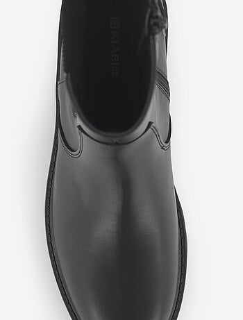 Boots met platte hakken
