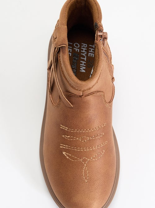 Boots met suèdelook - Kiabi