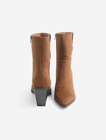 Boots style santiags à talon