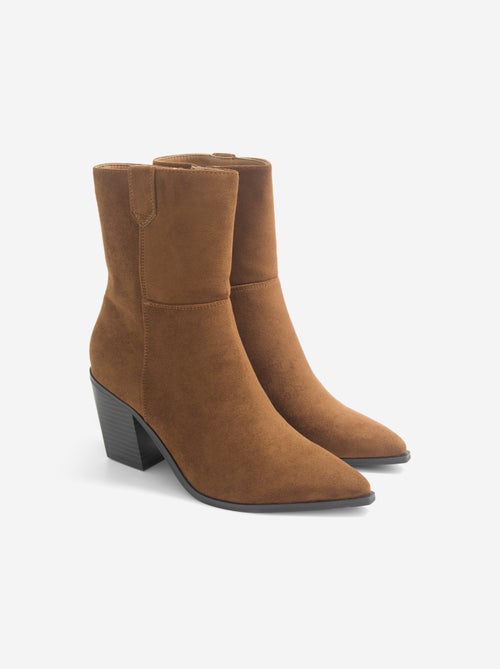 Boots style santiags à talon - Kiabi