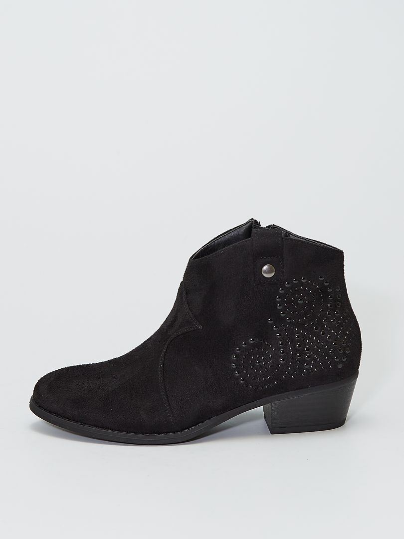 Boots style western noir - Kiabi