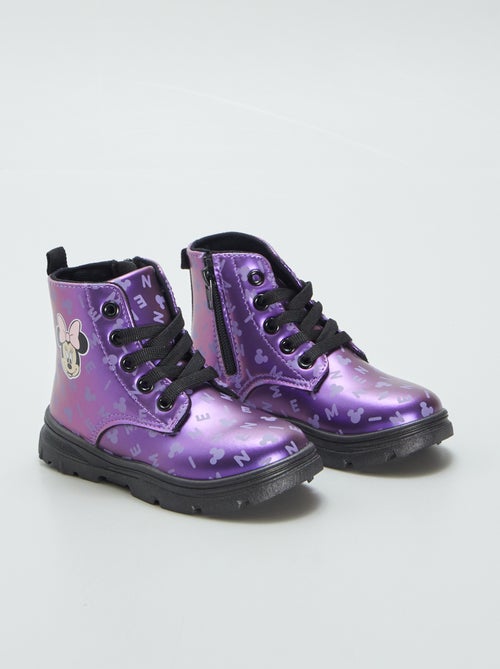 Boots type godillot en simili - Kiabi