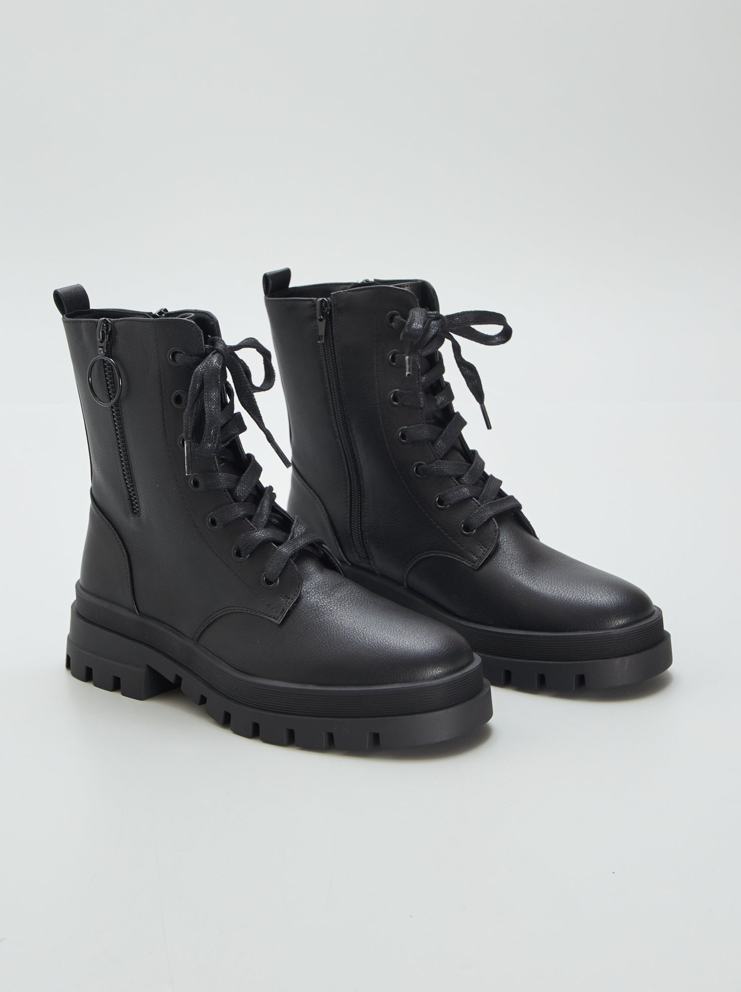 Boots type rangers femme