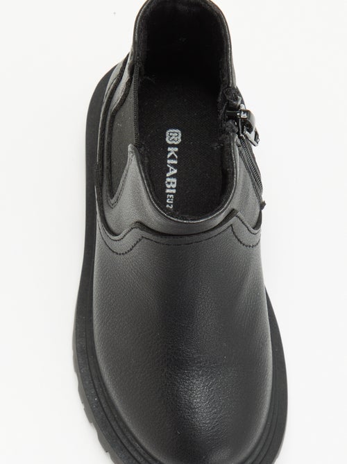 Boots van imitatieleer - Kiabi