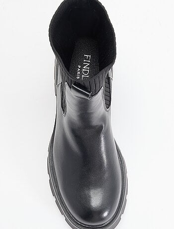 Boots van imitatieleer