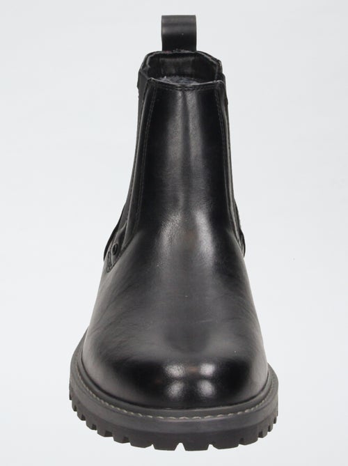 Boots van imitatieleer - Kiabi