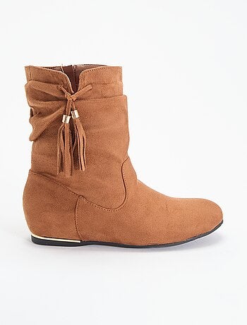 Boots van suèdine