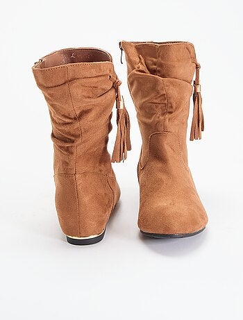Boots van suèdine