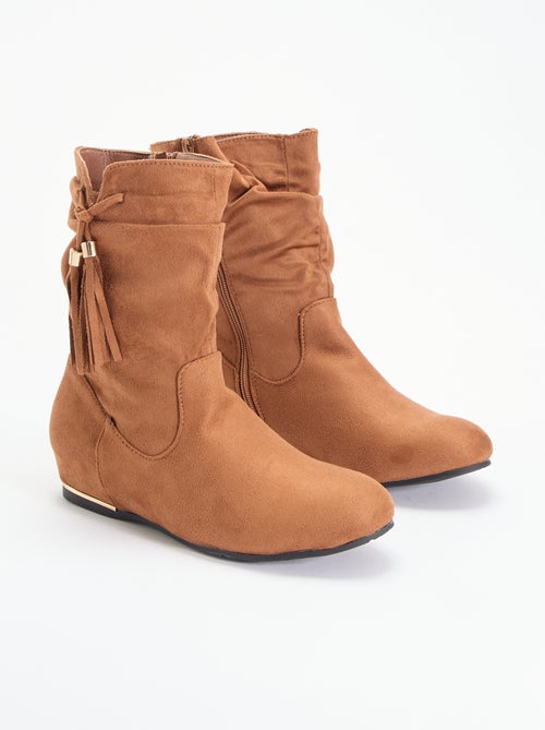 Boots van suèdine - Kiabi Boots van suèdine - Kiabi