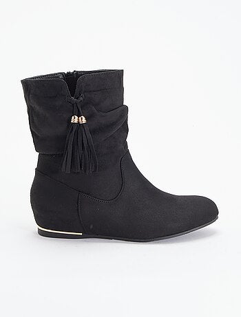 Boots van suèdine