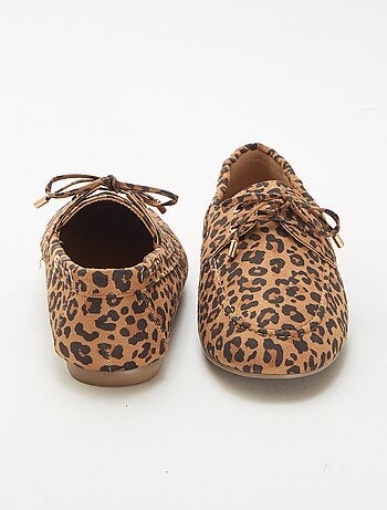 Bootschoenen met luipaardprint