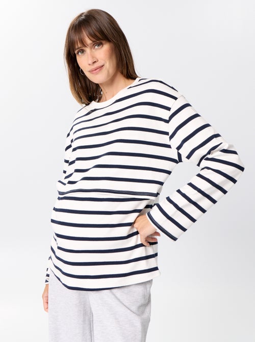 Borstvoeding T-shirt met lange mouwen - Kiabi