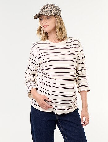 Borstvoeding T-shirt met lange mouwen