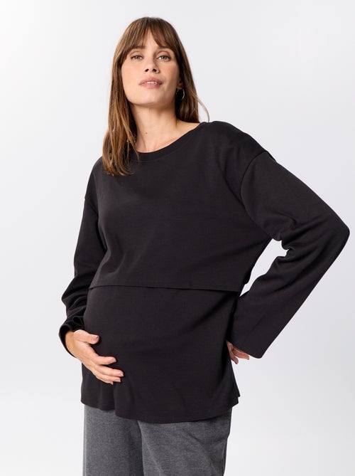 Borstvoeding T-shirt met lange mouwen - Kiabi