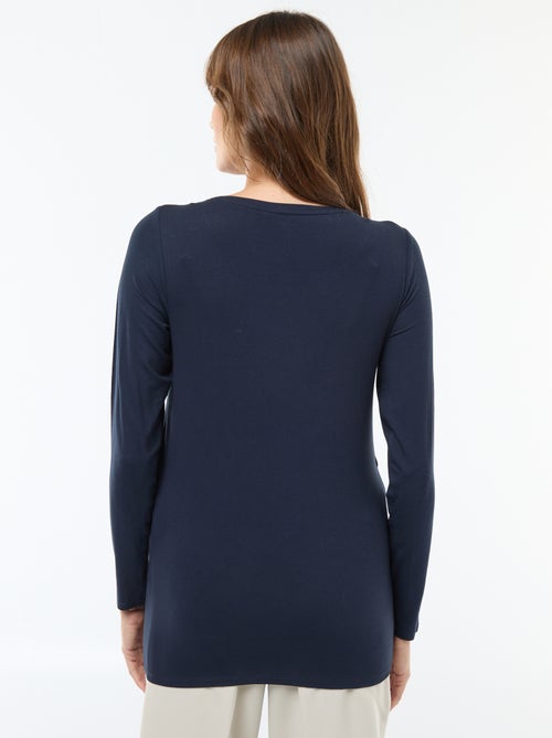 Borstvoedings-T-shirt met gemêleerd effect - Kiabi