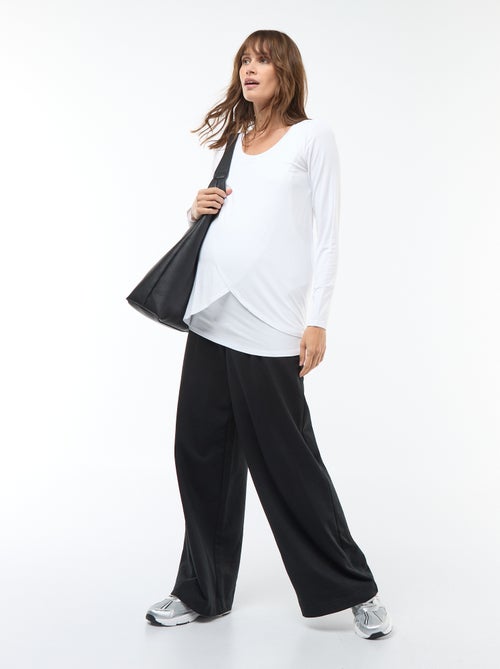 Borstvoedings-T-shirt met gemêleerd effect - Kiabi