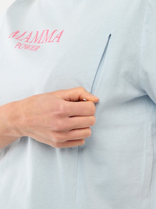 Borstvoedings-T-shirt met korte mouw en print - Kiabi Borstvoedings-T-shirt met korte mouw en print - Kiabi