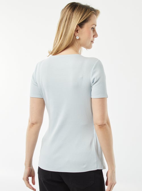 Borstvoedings-T-shirt met overslag - Kiabi