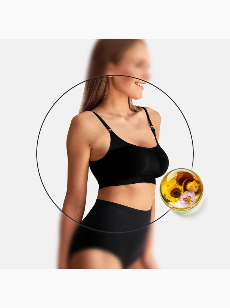 Borstvoedingsbeha met anti-striae werking Zwart - Kiabi