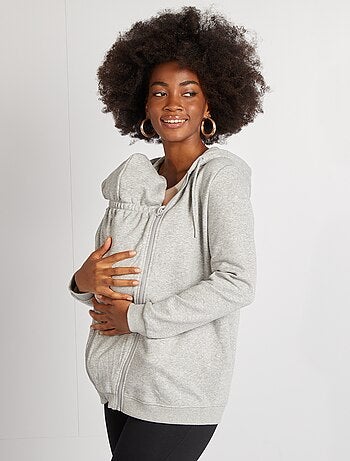 Borstvoedingshoodie met rits