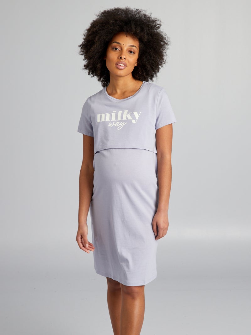 MijaCulture 3-in-1 geboortejurk borstvoedingsnachthemd zwangerschapsnachthemd 4128, 3XL MijaCulture 3-in-1 geboortejurk borstvoedingsnachthemd zwangerschapsnachthemd 4128, 3XL
