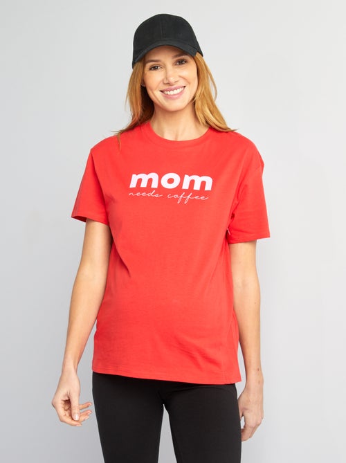 Borstvoedingsshirt met print - Kiabi