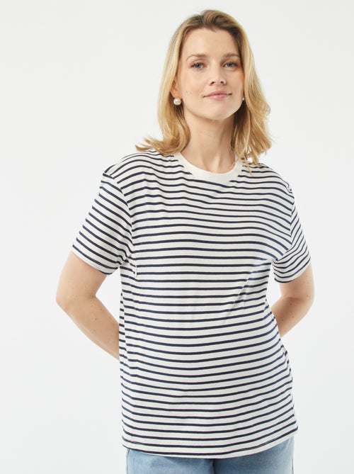 Borstvoedingsshirt met print - Kiabi