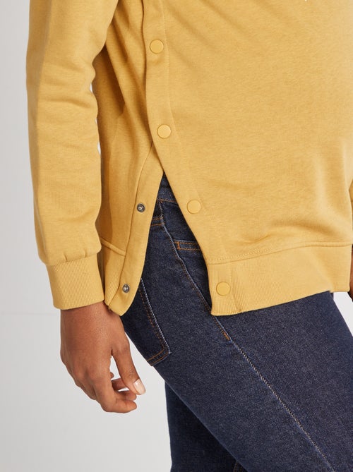 Borstvoedingssweater met print - Kiabi