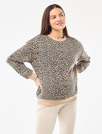 Borstvoedingssweater van joggingstof