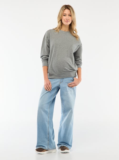 Borstvoedingssweater van joggingstof - Kiabi