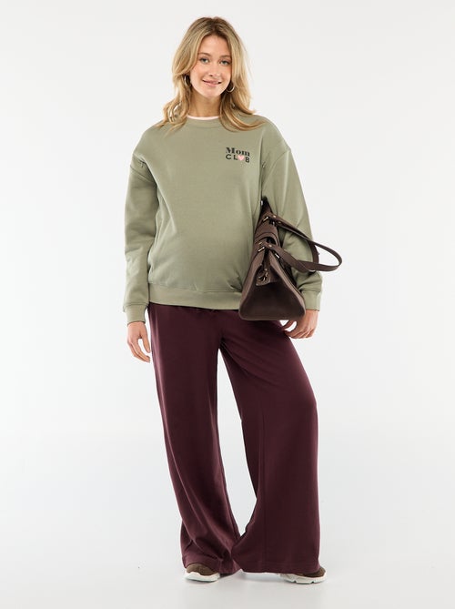 Borstvoedingssweater van joggingstof - Kiabi