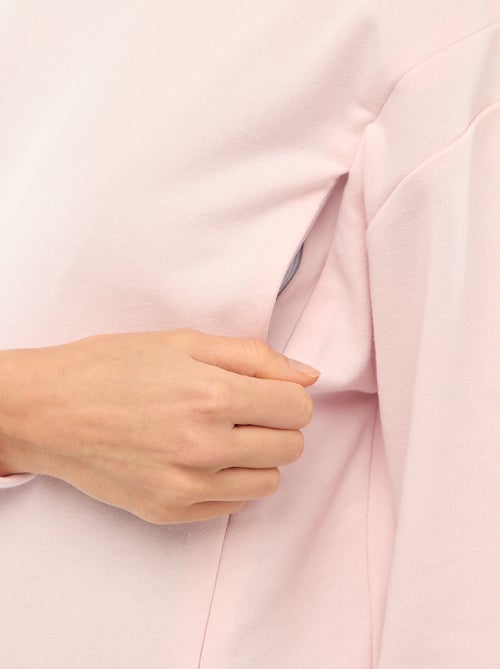 Borstvoedingssweater van joggingstof - Kiabi