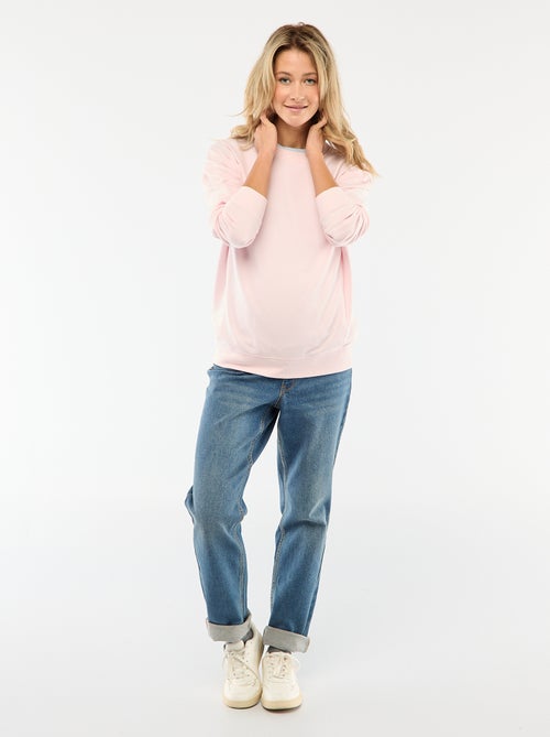 Borstvoedingssweater van joggingstof - Kiabi