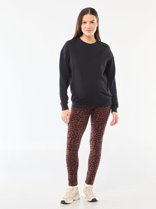 Borstvoedingssweater van joggingstof - Kiabi Borstvoedingssweater van joggingstof - Kiabi