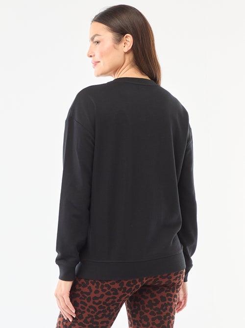 Borstvoedingssweater van joggingstof - Kiabi Borstvoedingssweater van joggingstof - Kiabi