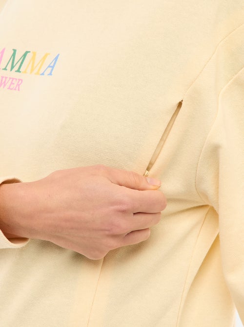 Borstvoedingssweatshirt - Kiabi Borstvoedingssweatshirt - Kiabi