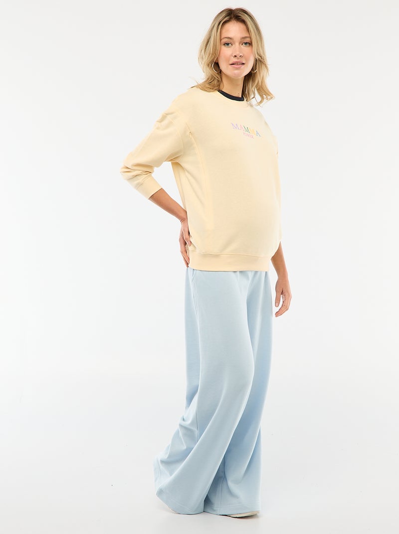 Borstvoedingssweatshirt Geel - Kiabi