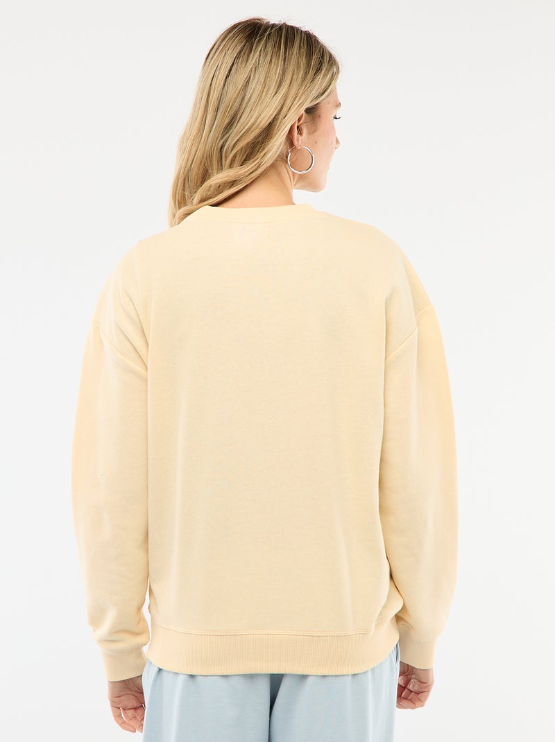 Borstvoedingssweatshirt Geel - Kiabi