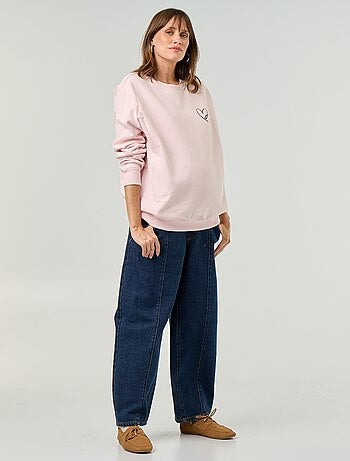 Borstvoedingssweatshirt met print