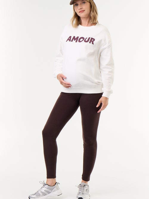 Borstvoedingssweatshirt met print - Kiabi