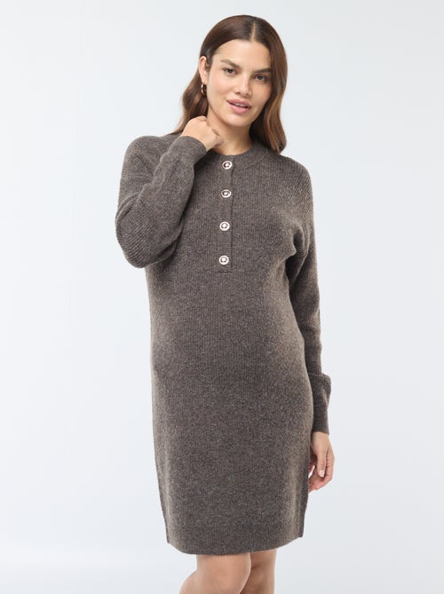 Borstvoedingstrui-jurk met knoopsluiting - Kiabi