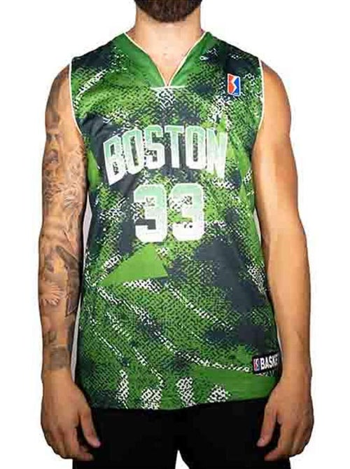 Boston Celtics Basketbalshirt Groen/Zwart/Wit Heren Sport Zone - Kiabi Boston Celtics Basketbalshirt Groen/Zwart/Wit Heren Sport Zone - Kiabi
