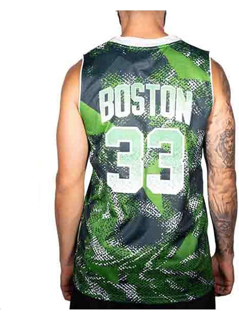Boston Maillot de basketball Homme Sport Zone Vert - Kiabi