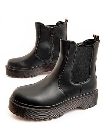 Botte à Plateforme à La Cheville Matériau Synthétique Montevita