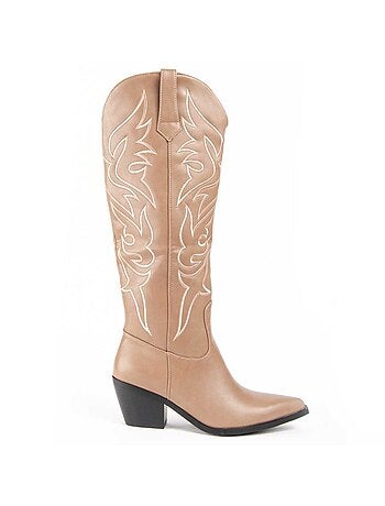 Botte à Talons Matériel Synthétique Montevita